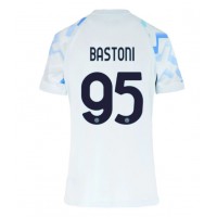 Stroje piłkarskie Inter Milan Alessandro Bastoni #95 Koszulka Wyjazdowej dla damskie 2025-26 Krótki Rękaw